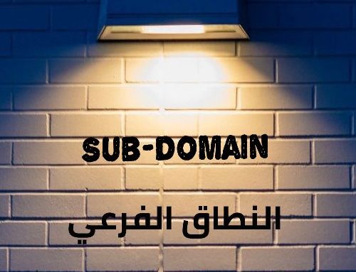 النطاق (الدومين) الفرعي Sub-Domain